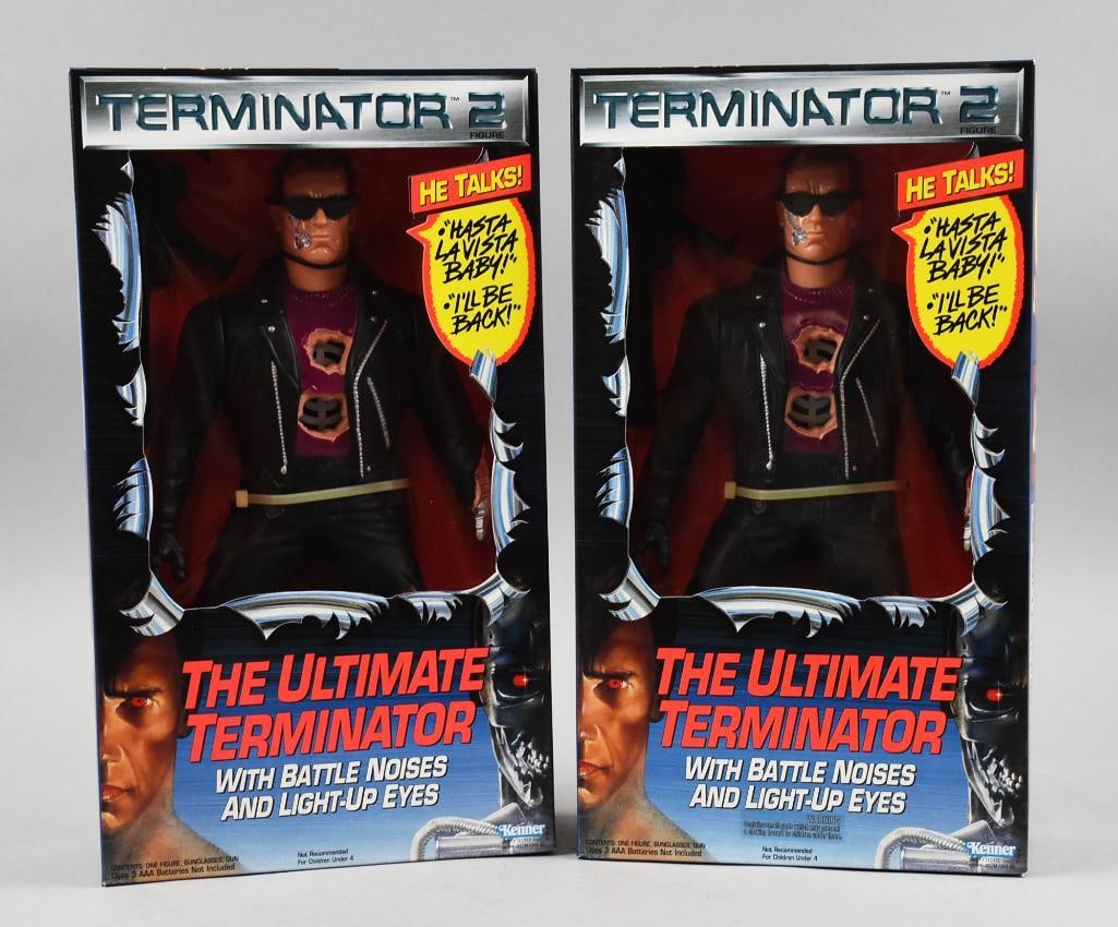 (2) Kenner Terminator 2 Talking Action Figures - MIB - NOS (1 of 2)