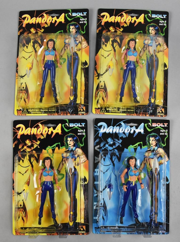 (4) Pandora Action Figs Incl Blue Variant-Carded-Ship Box (1 of 4)