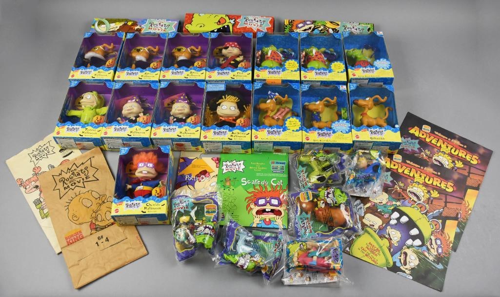 25+ Mattel & Burger King Premiums Rugrats Action Figs - NOS (1 of 8)
