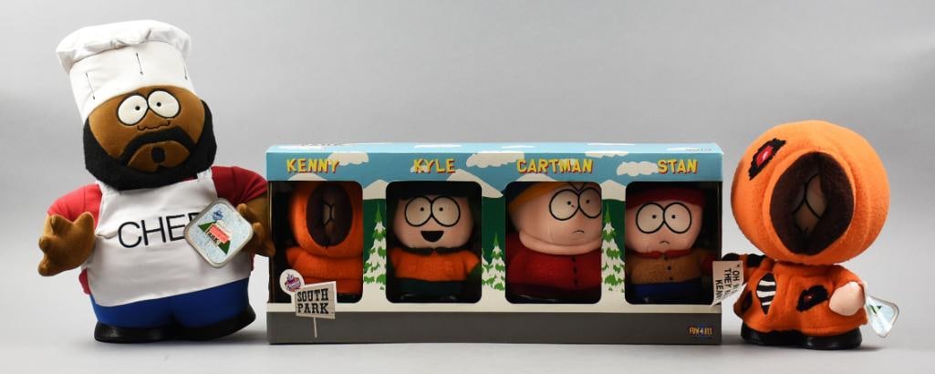 (6) South Park Plus Set w/ Kenny & Chef, Mint in Box - NOS (1 of 5)