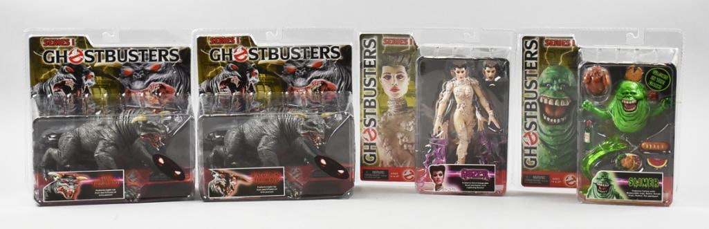 (4) Ghostbusters Action Figures, Mint-Carded, New Old Stock (1 of 2)