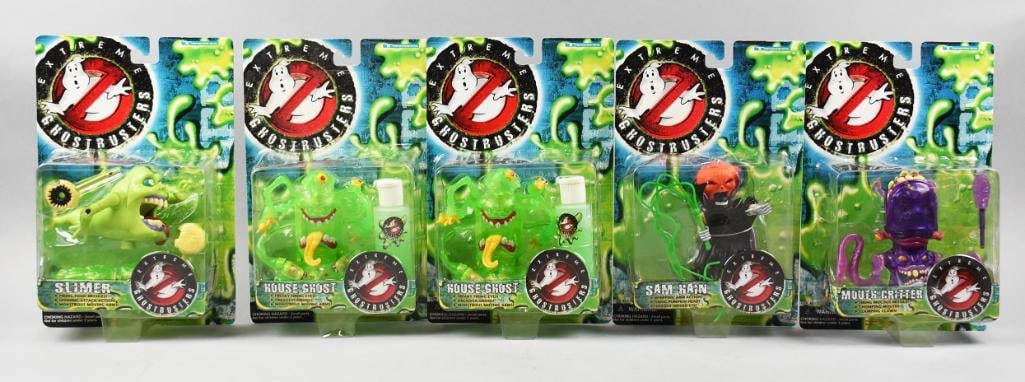 (5) Ghostbusters Action Figures, Mint-Carded, New Old Stock (1 of 2)