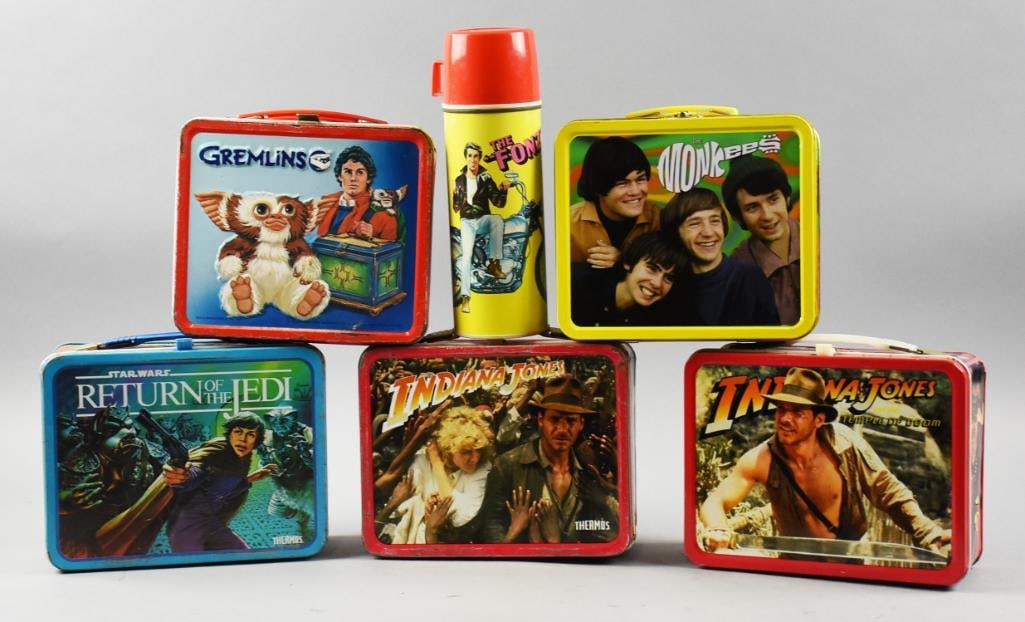 1970s-90s Classic Movie & TV  Metal Lunch Boxes & Thermos (1 of 7)