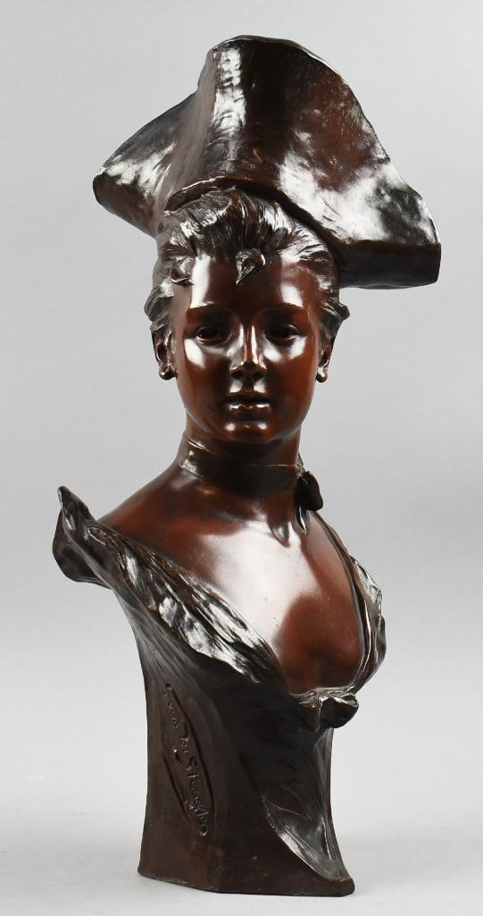 After Georges Van Der Straeten (1856-1928) Bronze Sculpture (1 of 12)