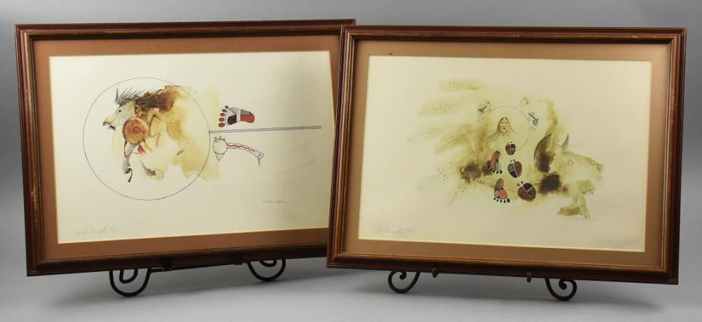 Charles Lovato (1397-1987) Lt Ed Native American Lithos (1 of 13)