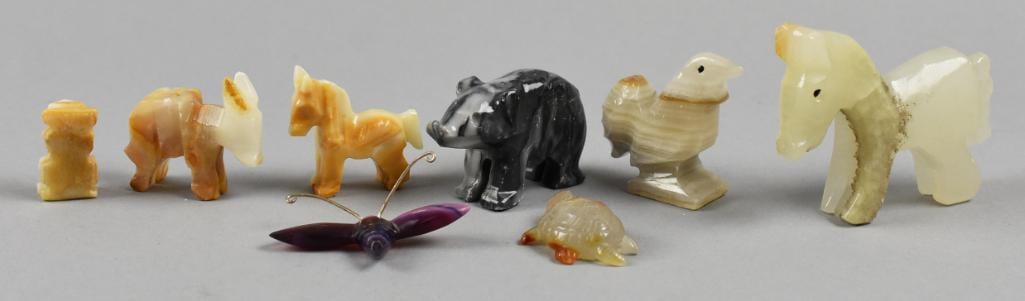 Vintage Zuni Carved Agate Stone Fetishes (1 of 5)