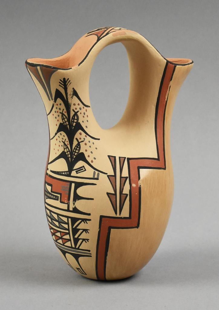 Vintage Roberta Shendo (Walatowa) Wedding Vase, Signed (1 of 7)