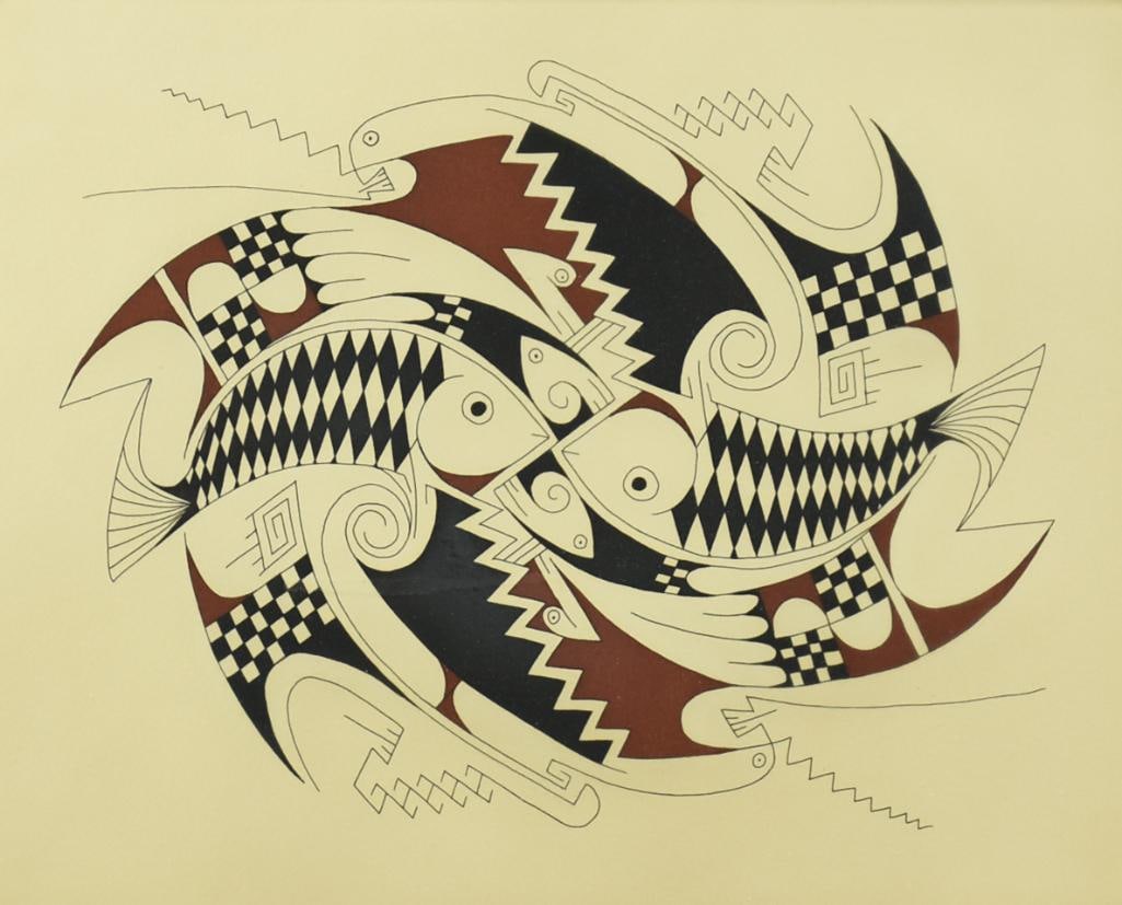 Juan Quezada Mexican (1940-2022) Mis Animales Ltd Ed 32/125 (1 of 5)