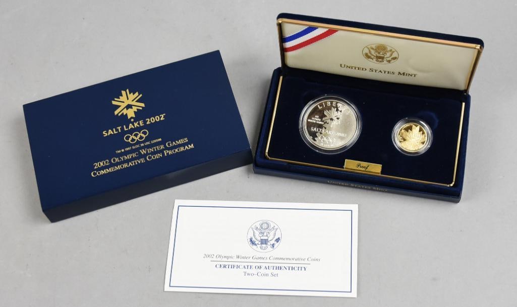 Salt Lake City 90% Gold, 90% Silver Commemorative Coins (1 of 4)