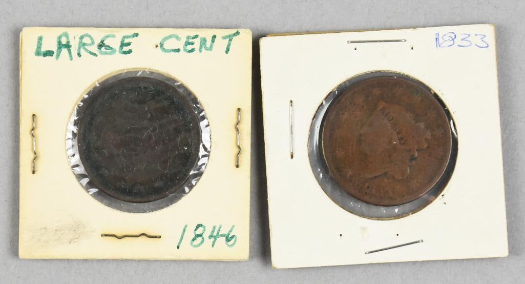 1833 & 1846 Large Cent Pieces (1 of 4)