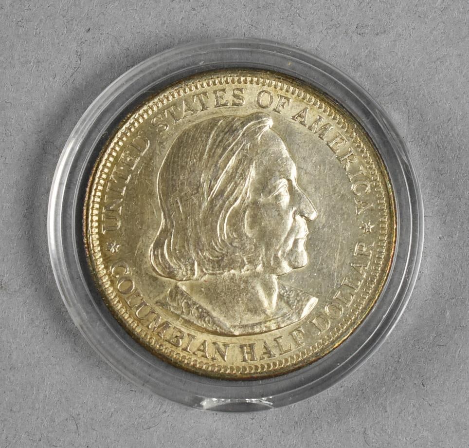 1893 Columbian Exposition Columbus Silver Half Dollar (1 of 2)