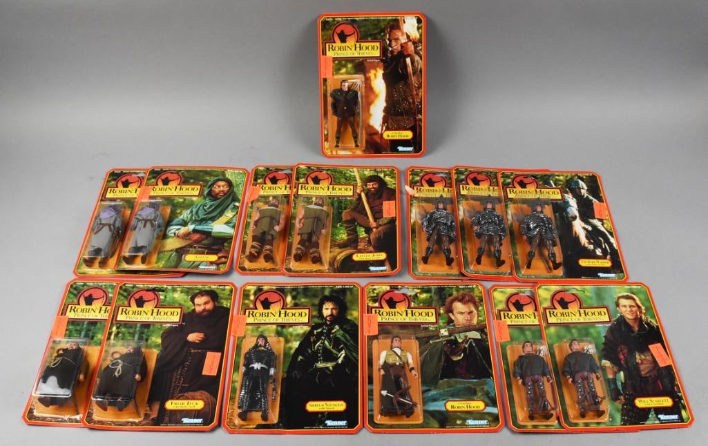 (14) 1991 Kenner Robin Hood Action Figures, Carded-NOS (1 of 3)
