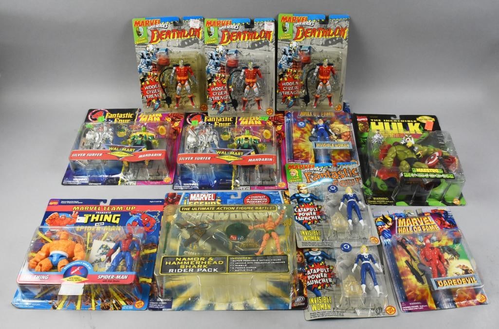 (12) Misc Marvel Action Figure Variety, Carded - NOS (1 of 5)