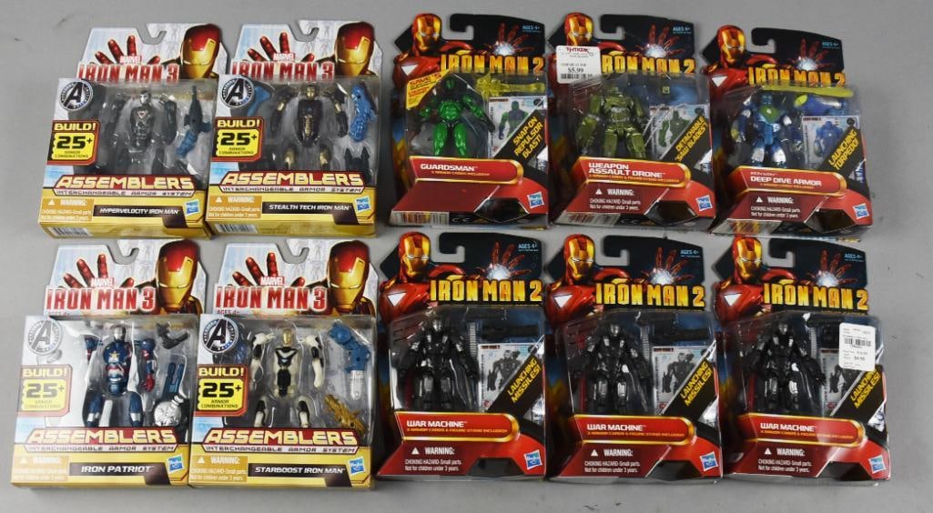 Hasbro Iron Man 2/Iron Man 3 Action Figures-Carded-NOS (1 of 4)