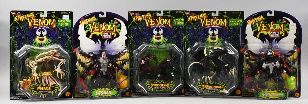 Toy Biz Spider-Man Venom Action Figures, Carded-NOS (1 of 2)