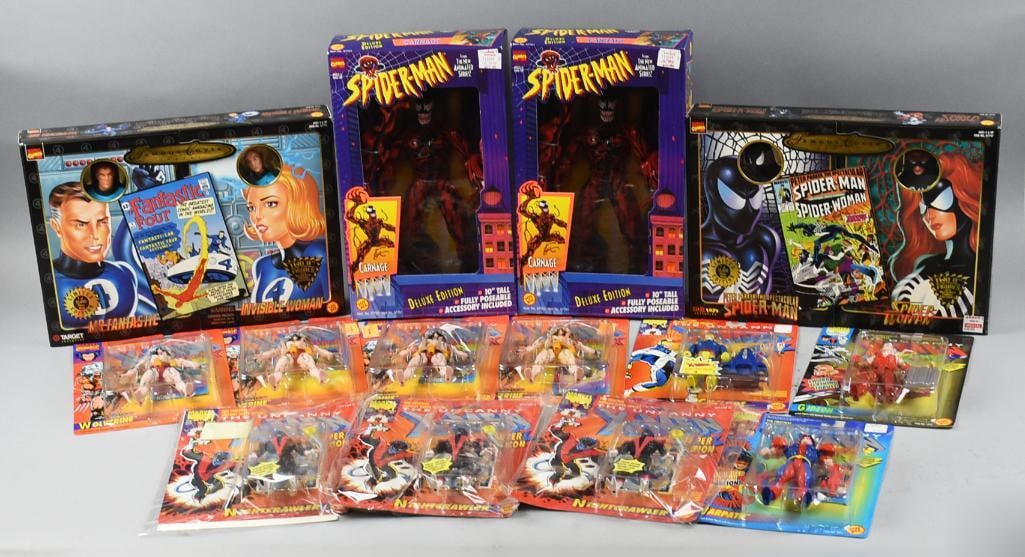 Toy Biz X-Men/Spider-Man/Fantastic Four Action Figs-NOS (1 of 9)