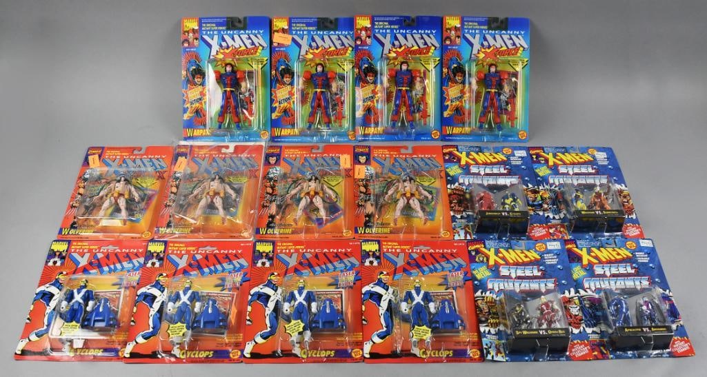 (12) Toy Biz Marvel X-Men Action Figures, Carded, NOS (1 of 6)