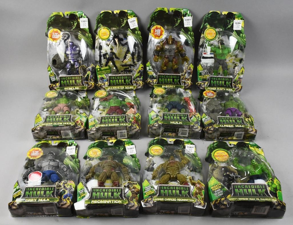 (12) Hasbro Incredible Hulk Action Figures-Carded - NOS (1 of 6)