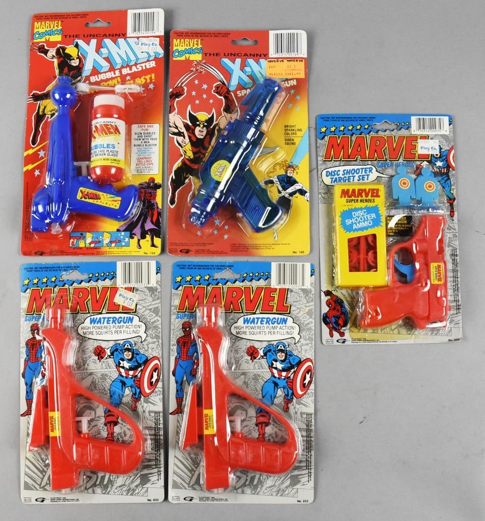Henry Gordy, Inc Marvel Comics Toy Guns-Carded - NOS (1 of 3)