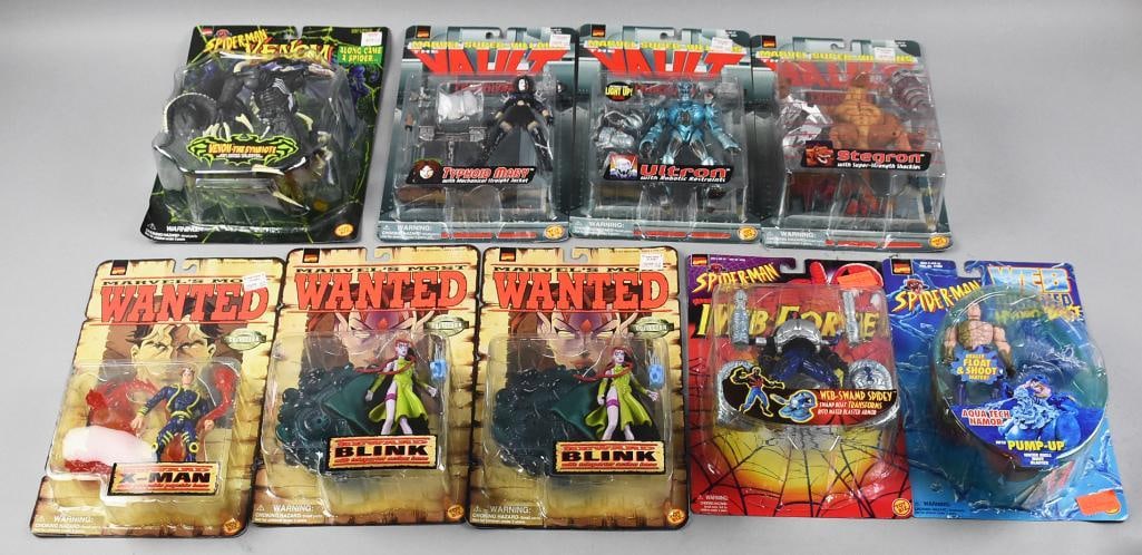 Toy Biz, Marvel Action Figures, Spiderman, Plus - NOS (1 of 5)