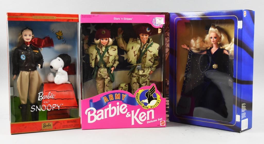 (3) Mattel Barbie Assortment - NRFB - New Old Stock (1 of 2)