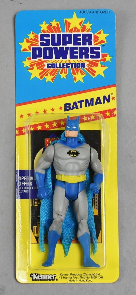 Kenner Super Powers Batman Action Figure Slim Card-NOS (1 of 2)