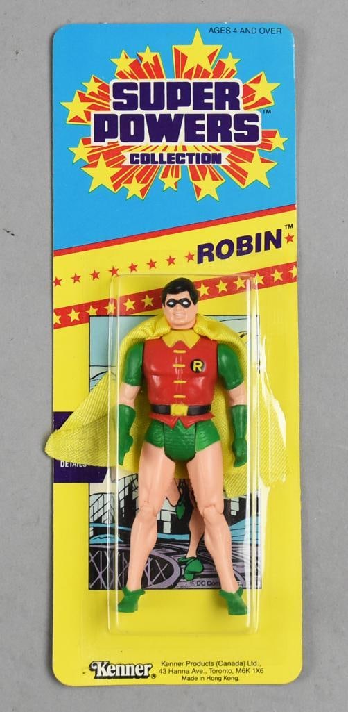 Kenner Super Powers Robin Action Figure Slim Card-NOS (1 of 2)