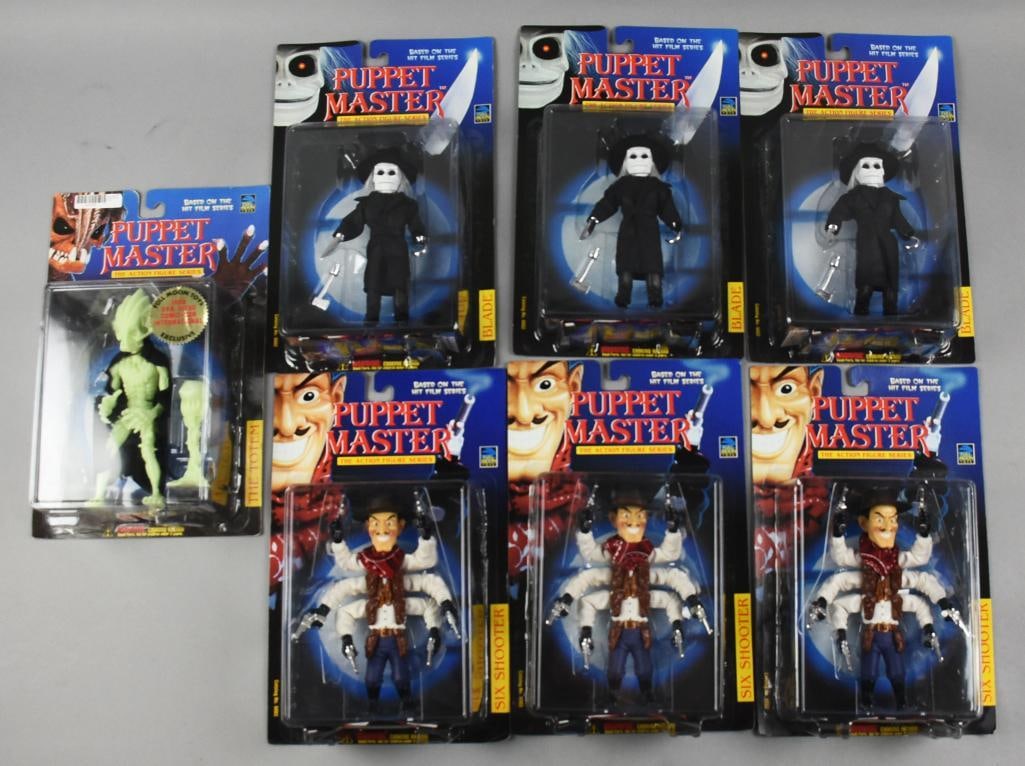 (7) Full Moon Toys-Puppet Master Action Figs-Carded-NOS (1 of 2)