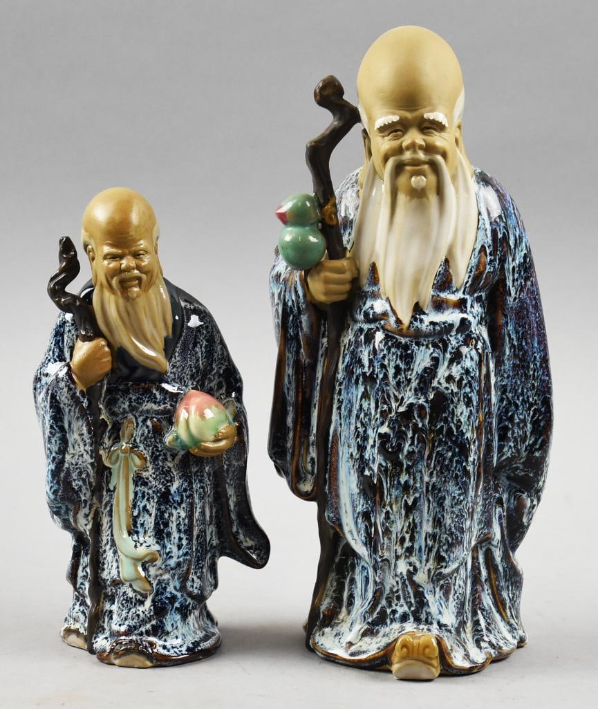 Vintage Chinese Shiwan Mudmen, Longevity Gods (1 of 6)