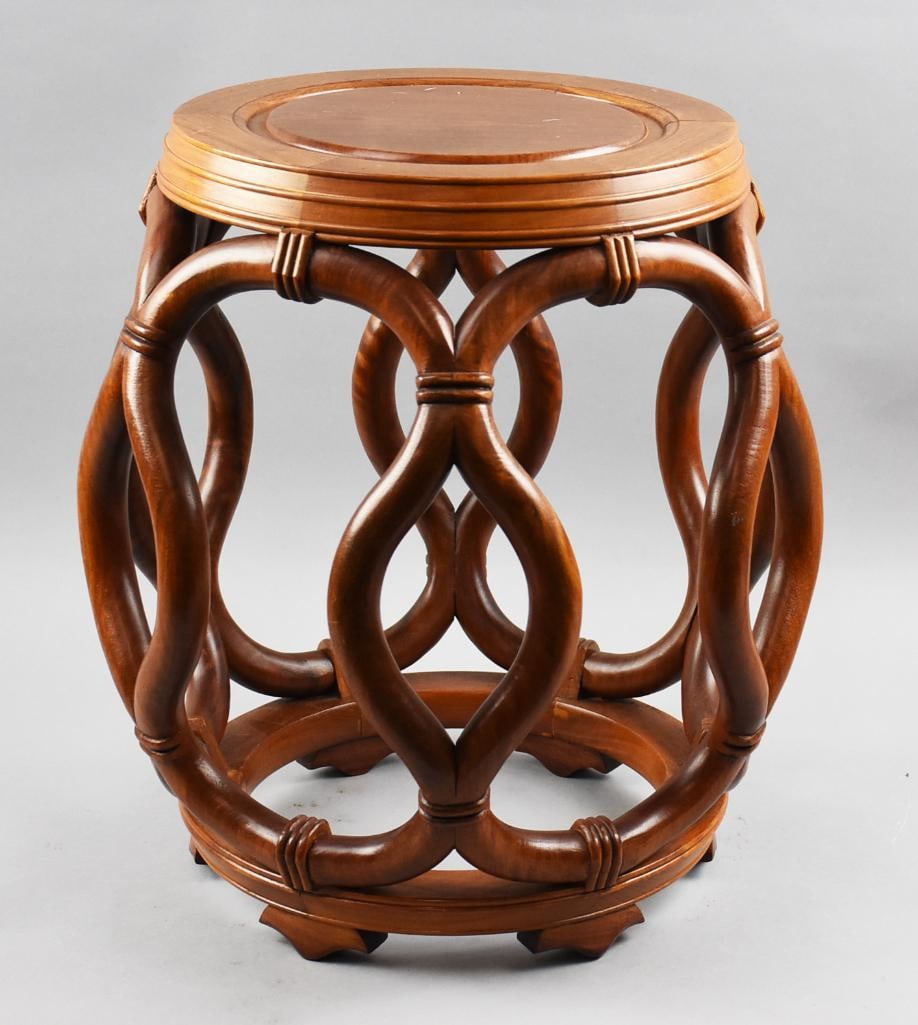 Early 20th C Chinese Bentwood Barrel Seat (1 of 9)