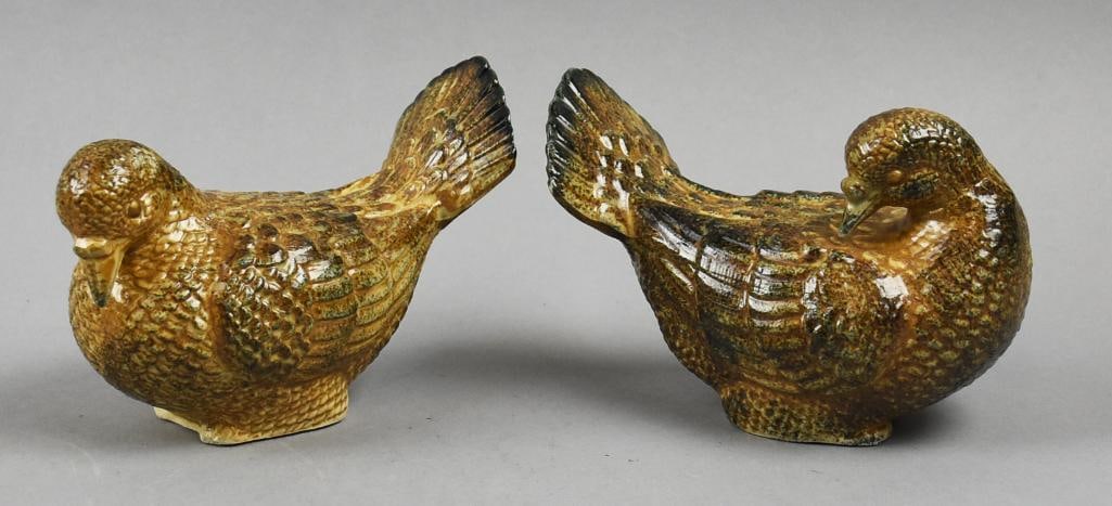 Vintage Japanese Ceramic Pair of Doves, Original Box (1 of 6)