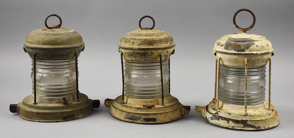 Antique Perko Nautical Ship Lanterns (1 of 8)