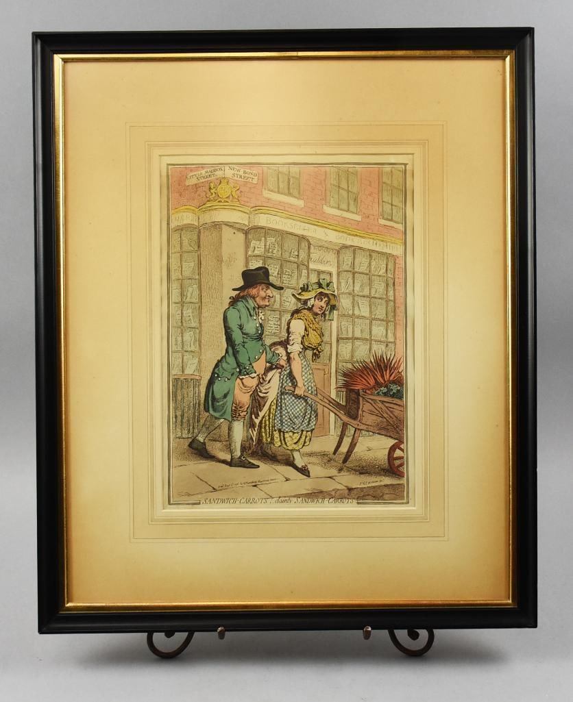 James Gillray (1756-1815) Sandwich Carrots-1796 (1 of 7)