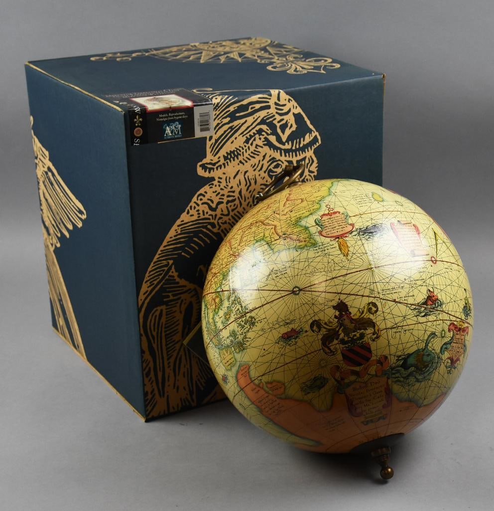 Authentic Models Mercator Terrestrial Globe, Orig. Box (1 of 6)