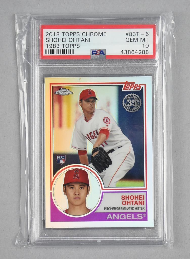 2018 Topps Chrome Shohei Ohtani PSA GEM MT 10 (1 of 2)