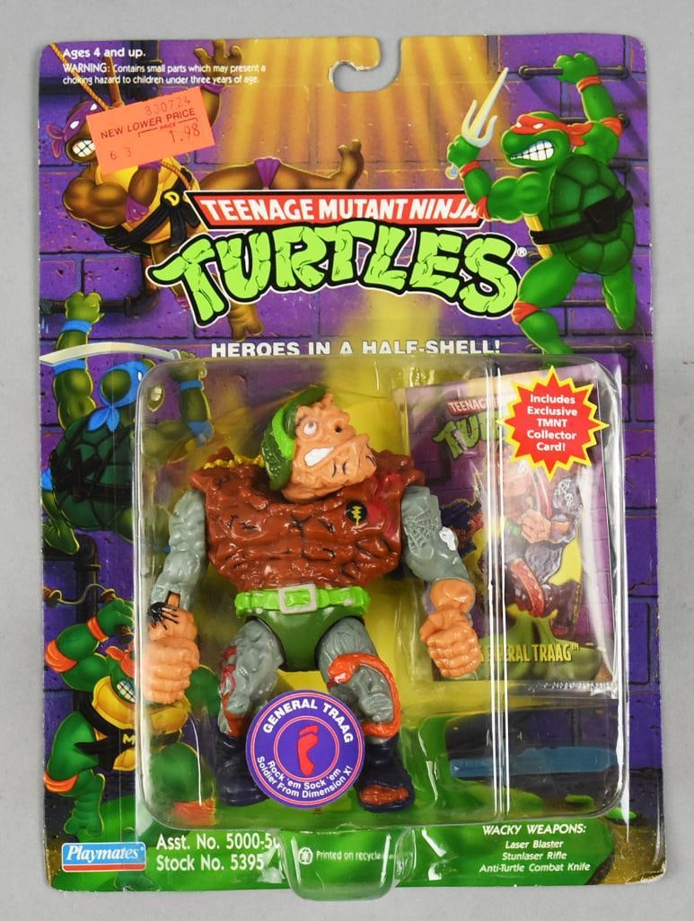 Teenage Mutant Ninja Turtles-General Tragg-Carded-NOS: Playmates Teenage Mutant Ninja Turtles-General Tragg-Carded-NOS. From the home of the largest toy collector on the west coast.