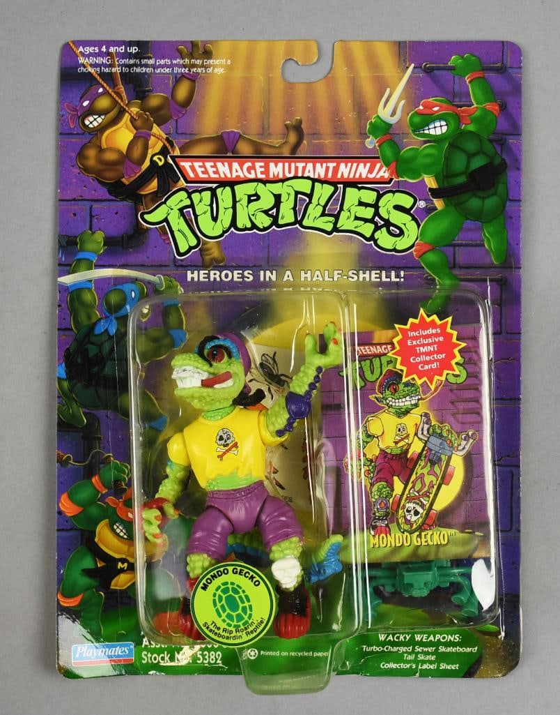 Teenage Mutant Ninja Turtles, Mondo Gecko-Carded- NOS: Playmates Teenage Mutant Ninja Turtles, Mondo Gecko-Carded- NOS. From the home of the largest toy collector on the west coast.