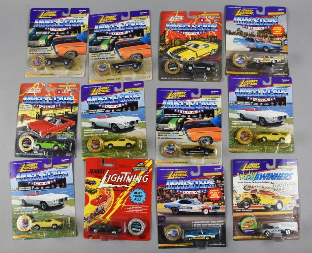 Johnny Lightning, Dragsters & More Die Cast-Carded-NOS (1 of 3)