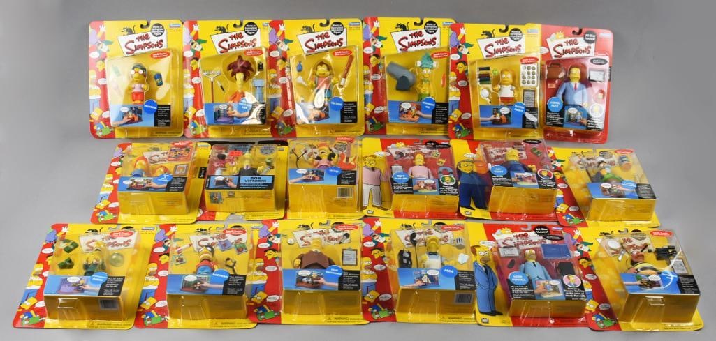 (20) The Simpsons Action Figures, Carded-New Old Stock (1 of 6)