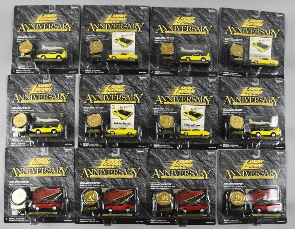 Johnny Lightning, Anniversary Die Cast Car-Ship Box-NOS (1 of 5)