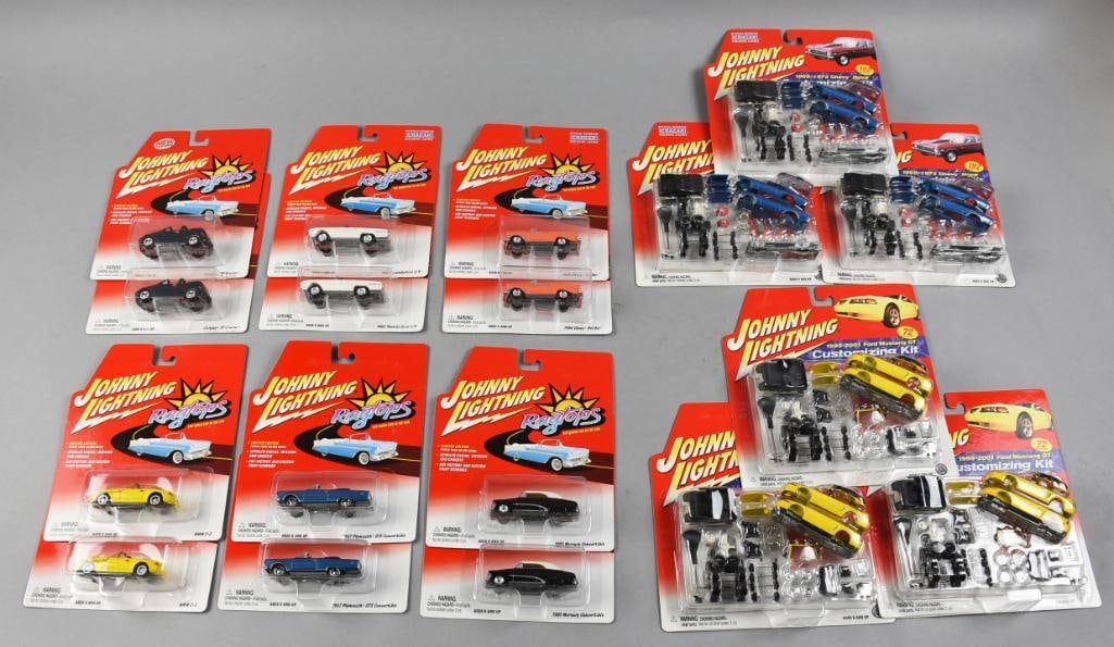 Johnny Lightning, Assorted Die Cast Car-Ship Box-NOS (1 of 6)