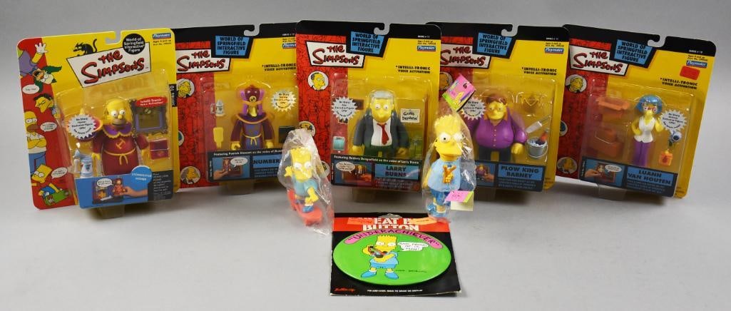 The Simpson Assortment, Action Figures, Large Pinback (1 of 4)