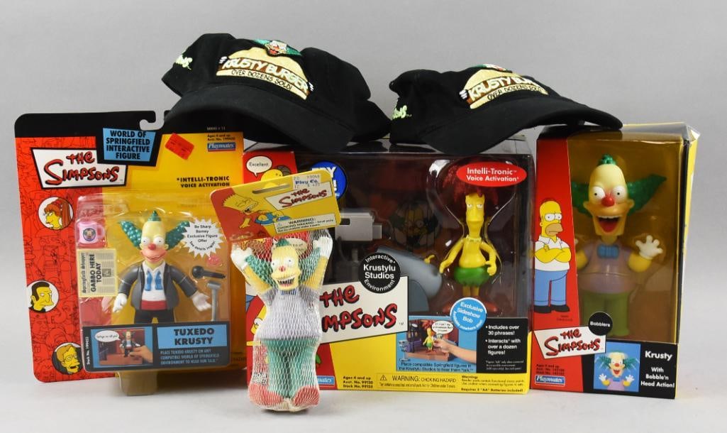 The Simpsons Krusty the Clown Assortment, Mint-NOS (1 of 3)