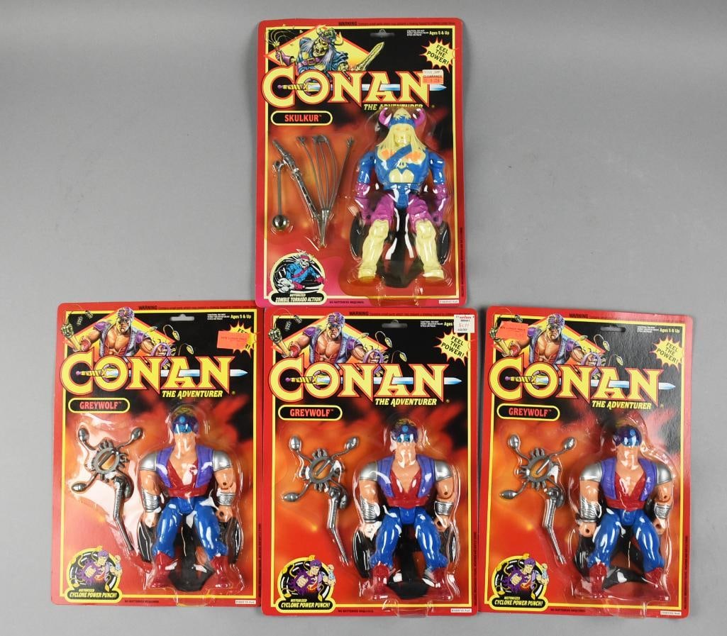 1992 Hasbro Conan Action Figures, Carded-New Old Stock (1 of 2)