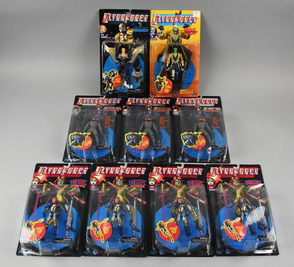 Ultra Force Action Figures, Carded, Shipping Box- NOS (1 of 4)