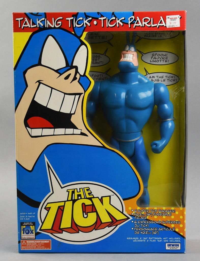 The Tick Talking Action Figure-Irwin, Mint in Box - NOS (1 of 2)