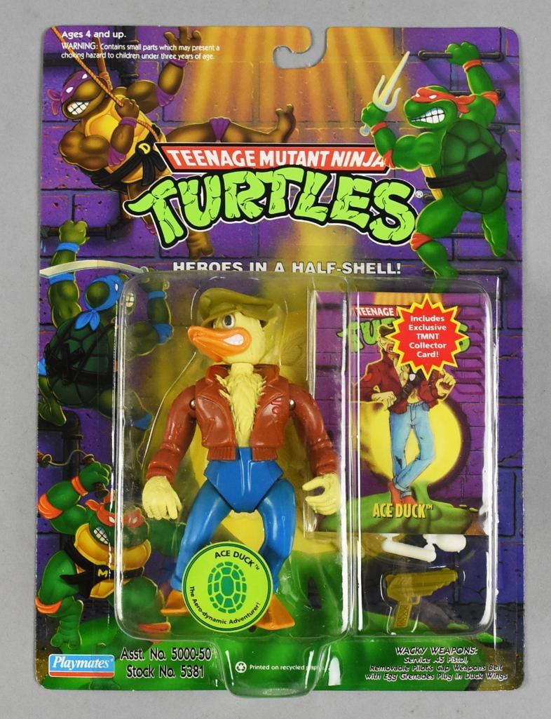Playmates Teenage Mutant Ninja Turtles-Ace Duck - NOS: Playmates Teenage Mutant Ninja Turtles-Ace Duck, Carded - NOS. From the home of the largest toy collector on the west coast. Rare.