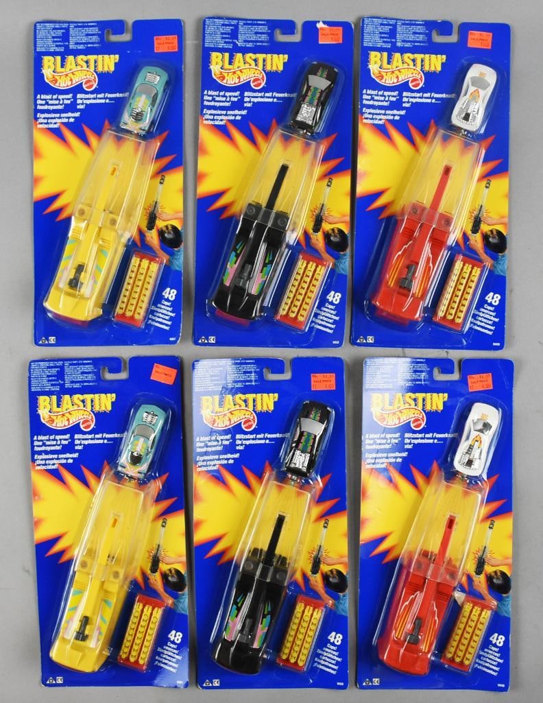 Mattel Blastin' Hot Wheels, Caps, Carded - NOS: Mattel Blastin' Hot Wheels, Caps, Carded - NOS. From the home of the largest toy collector on the west coast.