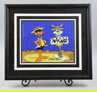 Chuck Jones Signed Cel Bugs & Daffy Applause-Ltd Ed-COA