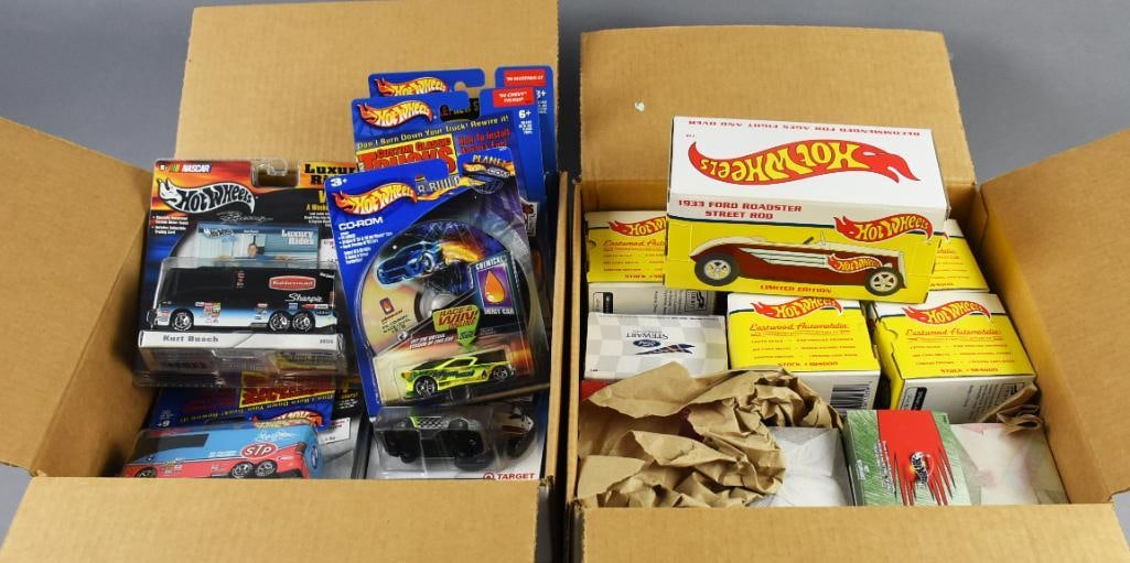 (35) Hot Wheels Target Exclusives & Misc, Carded, NOS: Lot is 35 Hot Wheels Target Exclusives & Misc, Carded, NOS. On eof each: Planet Hot Wheels with CD, Baur's Beast, X-Treme Trucks, 69 Muscle Car set, Grand Prix Ford-Ltd Ed in box;?two of each Mustang